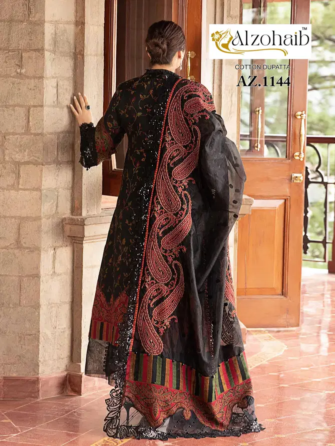 Alzohaib Az 1144 Cotton Printed Pakistani Suits Suppliers In India